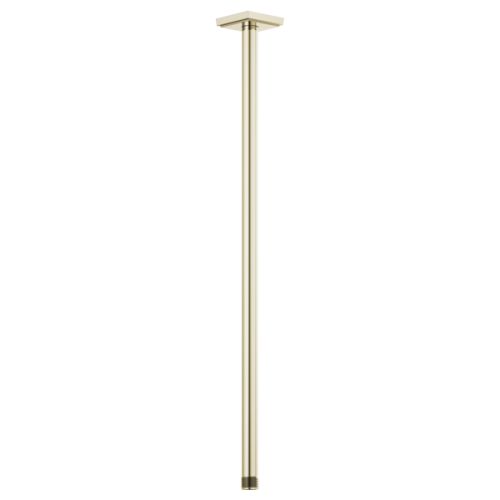 Brizo Essential 24" Ceiling Mount Shower Arm And Square Flange, Brilliance Polished Nickel - 83999-24-PN