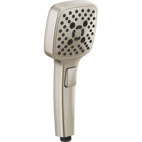 Brizo Essential 4" Four-Function Hand Shower with Dual-Check Valve, WaterSense, 1.75 GPM, Brilliance Luxe Nickel - 88099-NK