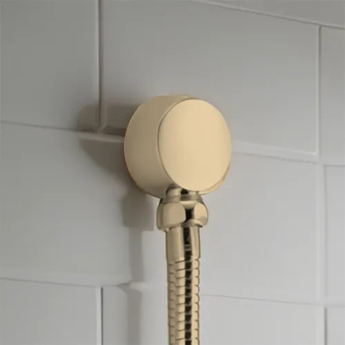 Brizo Essential Wall Elbow and Gasket, Brilliance Luxe Gold - RP70614GL