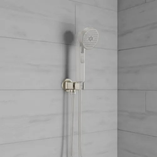 Brizo Kintsu Wall Outlet, Brilliance Luxe Nickel - RP101582NK