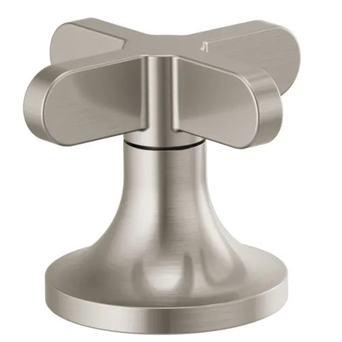 Brizo Odin Metal Cross Handle Kit for 65375LF-LHP and 65375LF-LHP-ECO Bathroom Faucet Series, ADA-Compliant, Brilliance Brushed Nickel - HX5373-BN
