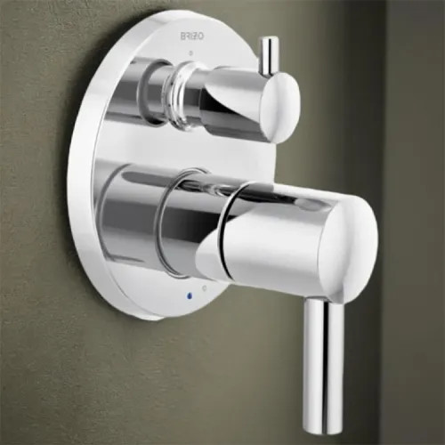 Brizo Odin Pressure Balance Valve with Integrated 3-Function Diverter Trim, 1/2" Rough-in, Polished Chrome - T75P575-PCLHP