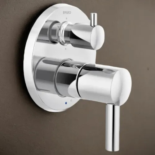 Brizo Odin Pressure Balance Valve with Integrated 6-Function Diverter Trim, 1/2" Rough-in, Polished Chrome - T75P675-PCLHP