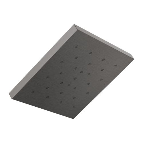 Delta H2Okinetic Touch-Clean Square Raincan Shower Head with UltraSoak Spray, 1.75 GPM, Black Stainless - 52161-KS