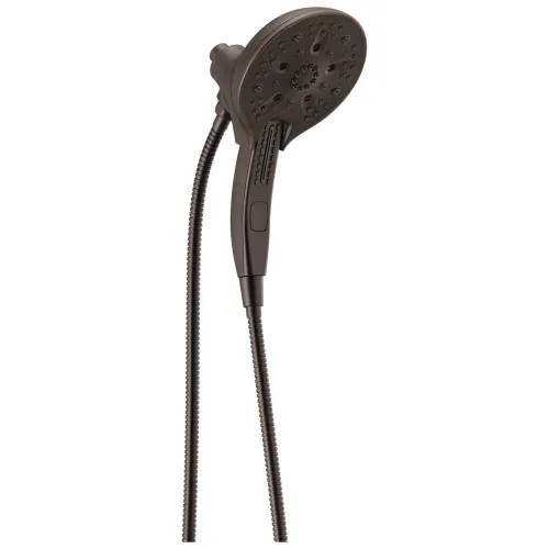 Delta Universal Showering 1.75 GPM In2ition H2Okinetic 5-Setting Two-in-One Shower, Round, MagnaTite, WaterSense, Venetian Bronze - 58620-RB-PK