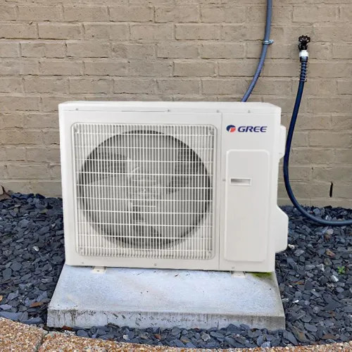 GREE Sapphire 230V Heat Pump Outdoor Unit Only with 18,000 BTU, 24.5 SEER, White - SAP18HP230V1AO