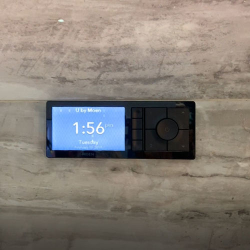 Moen TS3304BL U by Moen 4-Outlet Smart Shower System Controller, Matte Black