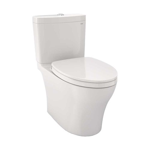 Toto MS446124CUMFG#11 Aquia IV Close Coupled Toilet - Colonial White, 1.0 GPF/0.8 GPF