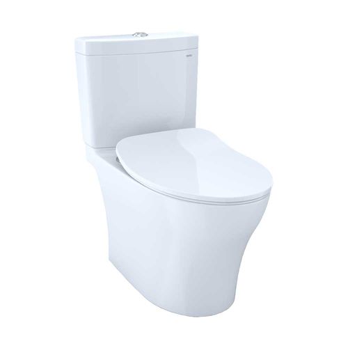 Toto MS446234CEMG#01 Cotton White Aquia IV Two-Piece - Elongated, WASHLET 