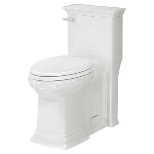 American Standard Town Square S One-Piece Toilet w/ Seat, Elongated, Right Height, Left Hand, 1.28 GPF, White - 2851A104.020