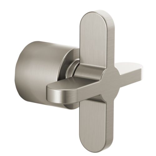 Brizo 3 or 6 Function Cross Handle Kit for Odin Collection Diverter Trim, ADA, Brilliance Brushed Nickel - HX975-BN