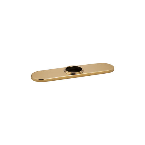 Brizo Artesso Polished Gold Three-Hole Escutcheon Plate - RP71451PG