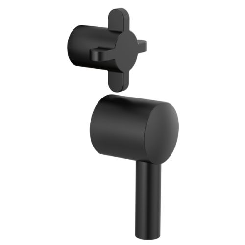 Brizo Cross/Lever Handle Kit For Jason Wu Collection Pressure Balance Diverter Trim, ADA, Matte Black - HX75P75-BL
