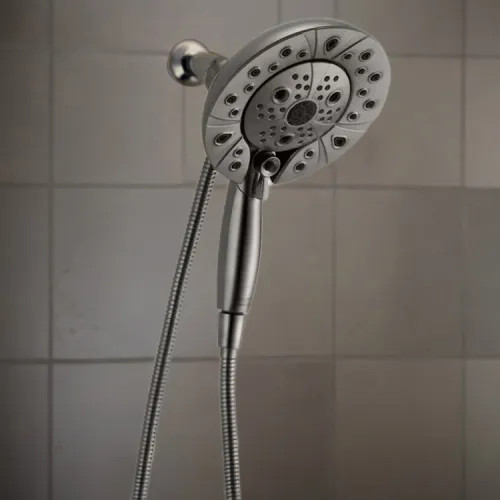 Brizo Essential Multi-Function Hydrati 2-in-1 Shower, WaterSense, 1.75 GPM, Brilliance Luxe Steel - 86220-SL