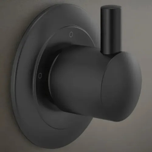Brizo Jason Wu Matte Black 3 Function Diverter Trim, 2 Individual and 1 Shared Position - T60875-BLLHP