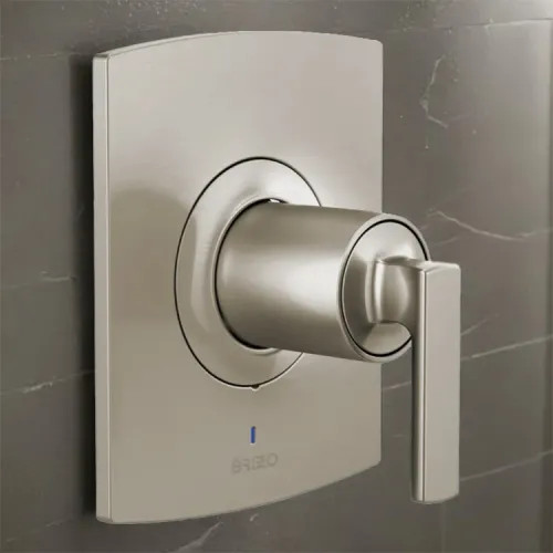 Brizo Kintsu and Allaria Pressure Balance Valve Trim, 6.3 GPM, ADA-Compliant, Brilliance Luxe Nickel - T60P006-NKLHP