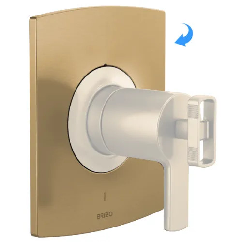 Brizo Kintsu Escutcheon, Brilliance Luxe Gold - RP101583GL