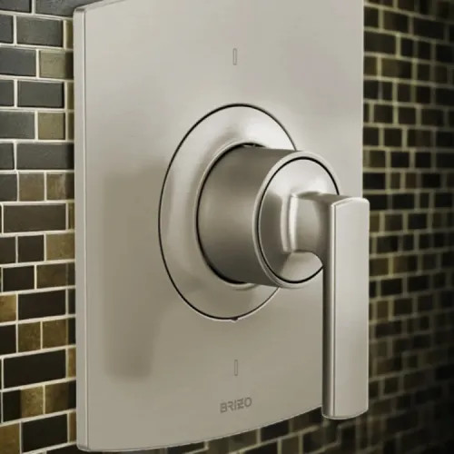 Brizo Kintsu Sensori Single-Handle Thermostatic Valve Trim, Brilliance Luxe Nickel - T66T006-NKLHP
