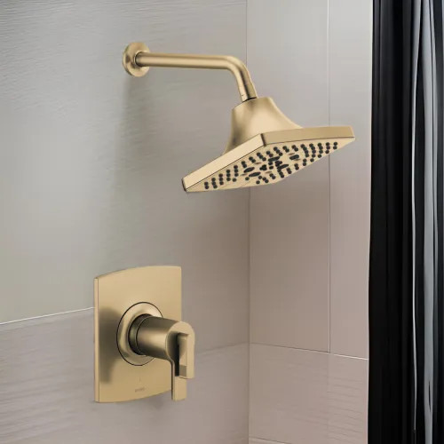Brizo Kintsu TempAssure Thermostatic Shower Only Trim, Less Handle, 1.75 GPM, Brilliance Luxe Gold - T60206-GLLHP