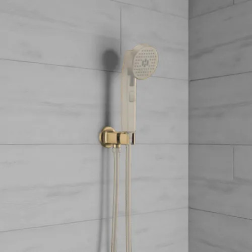 Brizo Kintsu Wall Outlet, Brilliance Luxe Gold - RP101582GL