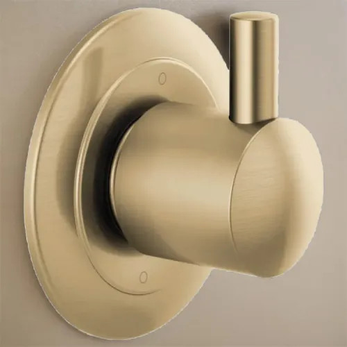 Brizo Odin 6-Function Diverter Trim, 3 Individual and 3 Shared Position, Brilliance Luxe Gold - T60975-GLLHP