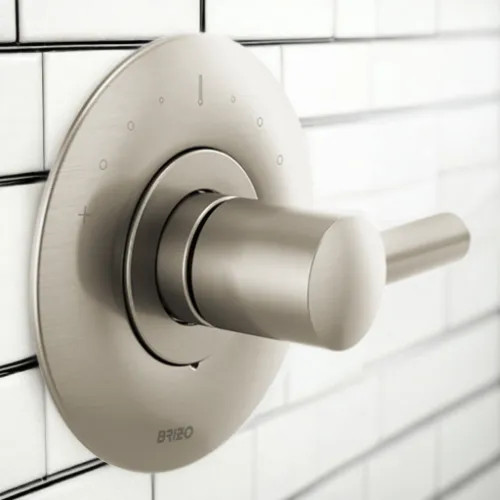 Brizo Odin Sensori Single-Handle Temperature Control Thermostatic Valve Trim, Brilliance Brushed Nickel - T66T075-BNLHP