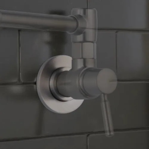 Brizo Traditional Wall Mount Pot Filler Mounting Kit, Brilliance Luxe Steel - RP61197SL