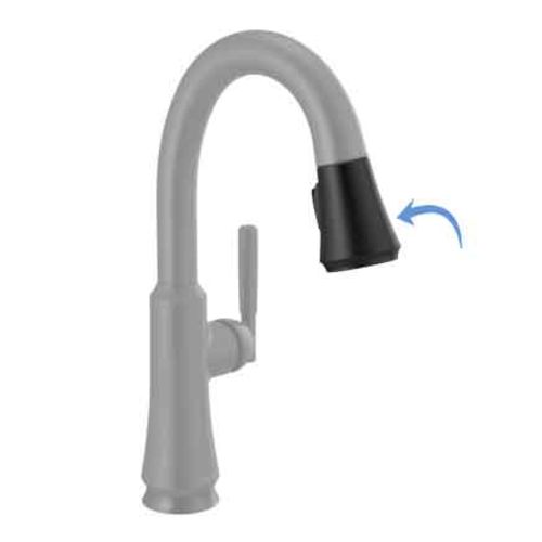 Delta Coranto Kitchen Faucet Sprayer Assembly, Matte Black - RP101294BL 
