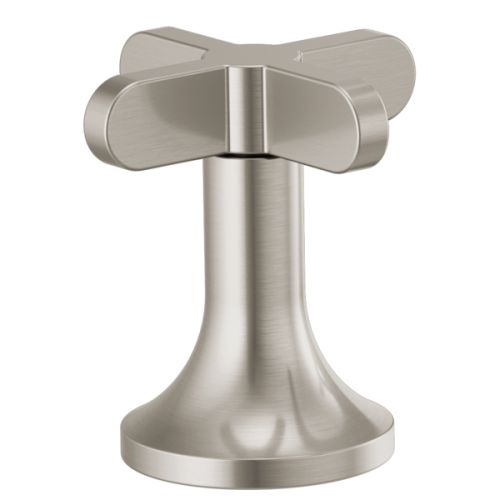 Brizo 4" Cross Handle Kit for Odin Roman Tub Faucet, ADA, Brilliance Brushed Nickel - HX675-BN