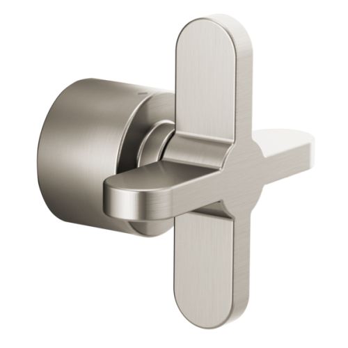 Brizo 4" Cross Handle Kit for Odin Thermostatic Valve Trim, ADA, Brilliance Brushed Nickel - HX6675-BN