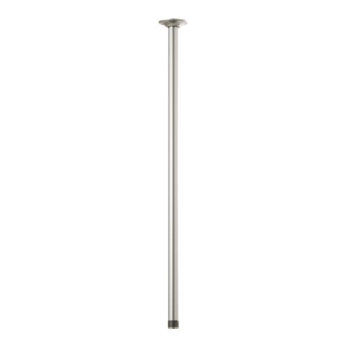 Brizo Essential 24" Ceiling Mount Shower Arm And Round Flange, Brilliance Luxe Nickel - 83992-24-NK