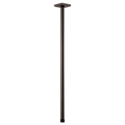 Brizo Essential 24" Ceiling Mount Shower Arm And Square Flange, Venetian Bronze - 83999-24-RB