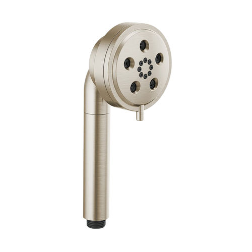 Brizo Essential Multi-Function Handshower with Dual-Check Valve, 3-Setting, H2Okinetic, 1.75 GPM, Brilliance Brushed Nickel - RP101288BN