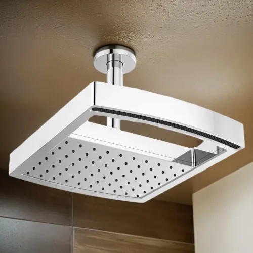 Brizo Kintsu 14 Dual Waterway Multi-Function Raincan Shower Head, Touch-Clean, 2.5 GPM, Polished Chrome - 81406-PC-2.5