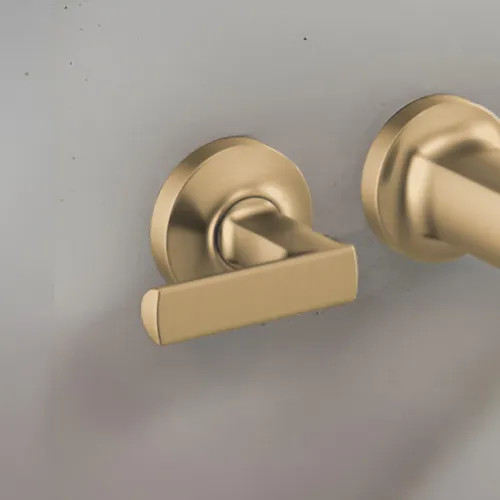 Brizo Kintsu Tub Filler Lever Handles, Brilliance Luxe Gold - HL70406-GL