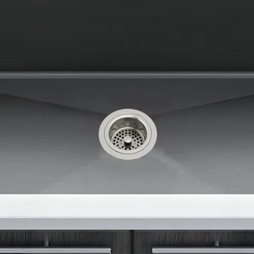 Brizo Kitchen Sink Flange and Strainer Kit, Brilliance Stainless - 69052-SS