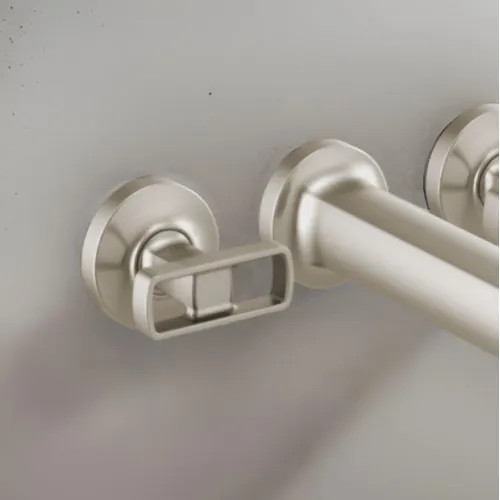 Brizo Metal Knob Handle Kit for Kintsu Wall Mount Tub Filler, ADA, Brilliance Luxe Nickel - HK70406-NK