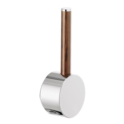 Brizo Odin Lever Handle Kit for 63065LF-LHP, 63375LF-LHP, and 63975LF-LHP Kitchen Faucet Series, ADA, Polished Chrome with Wood Accent - HLK177-PCWD
