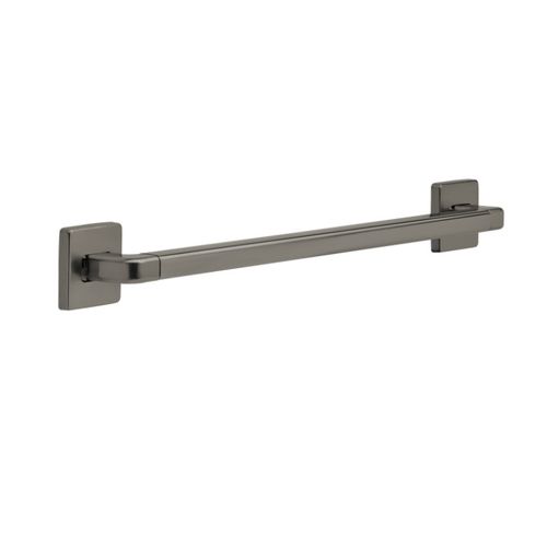 Delta 24" Modern Angular Decorative Grab Bar, ADA-Compliant, Concealed Mounting, Black Stainless - 41924-KS