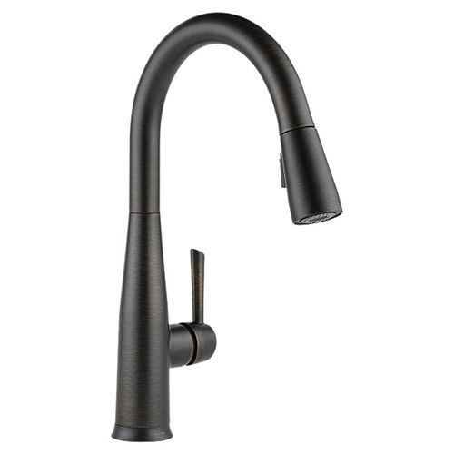 Delta Essa VoiceIQ Single Handle Pull-Down Kitchen Faucet w/ Touch2O, Venetian Bronze - 9113TV-RB-DST