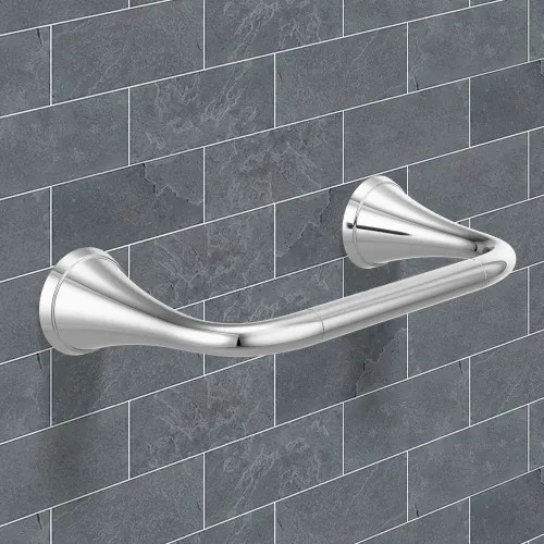 Delta Kayra 8" Towel Bar with Mounting Hardware, Chrome - 73308