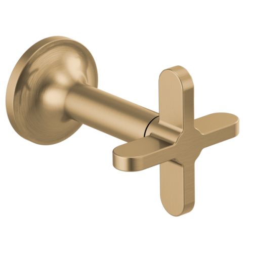 Brizo Cross Handle Kit for Odin Bath Collection Wall-Mount Lavatory Faucets, Brilliance Luxe Gold - HX5875-GL