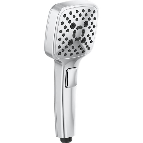 Brizo Essential 4" Four-Function Hand Shower with Dual-Check Valve, WaterSense, 1.75 GPM, Polished Chrome - 88099-PC
