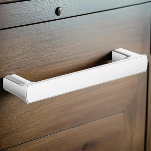 Brizo Kintsu 4" Drawer Pull with Mounting Hardware, Metal, Polished Chrome - 699106-PC