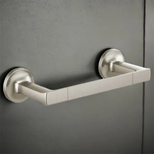 Brizo Kintsu 8" Wall-mounted Mini Towel Bar, Brilliance Luxe Nickel - 694706-NK