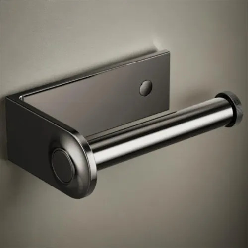 Brizo Kintsu Open Post Tissue Holder, Brilliance Black Onyx - 695006-BNX