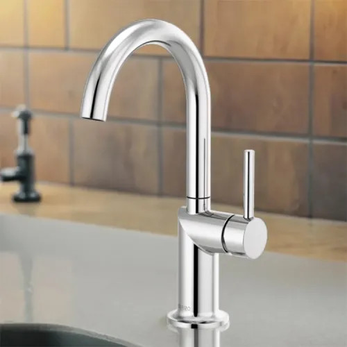 Brizo Odin Single Handle Bar Faucet with 360 Rotating Spout, ADA-Compliant, 1.8 GPM, Polished Chrome - 61075LF-PCLHP