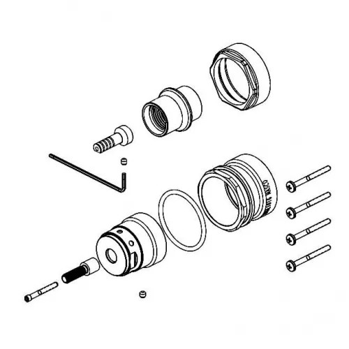 Delta RP101202PC Trillian Extension Kit for 27T Series, Chrome