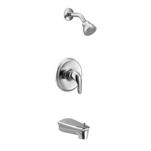 Moen Legend M-Core 3-Series Tub/Shower Faucet, 2.5 GPM, 1-Function, Single Lever Handle, M-PACT, Chrome - UTL172