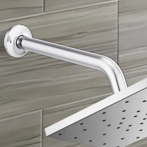 Brizo Kintsu 10" Shower Arm and Flange, Wall-Mount, Polished Chrome - 83806-PC